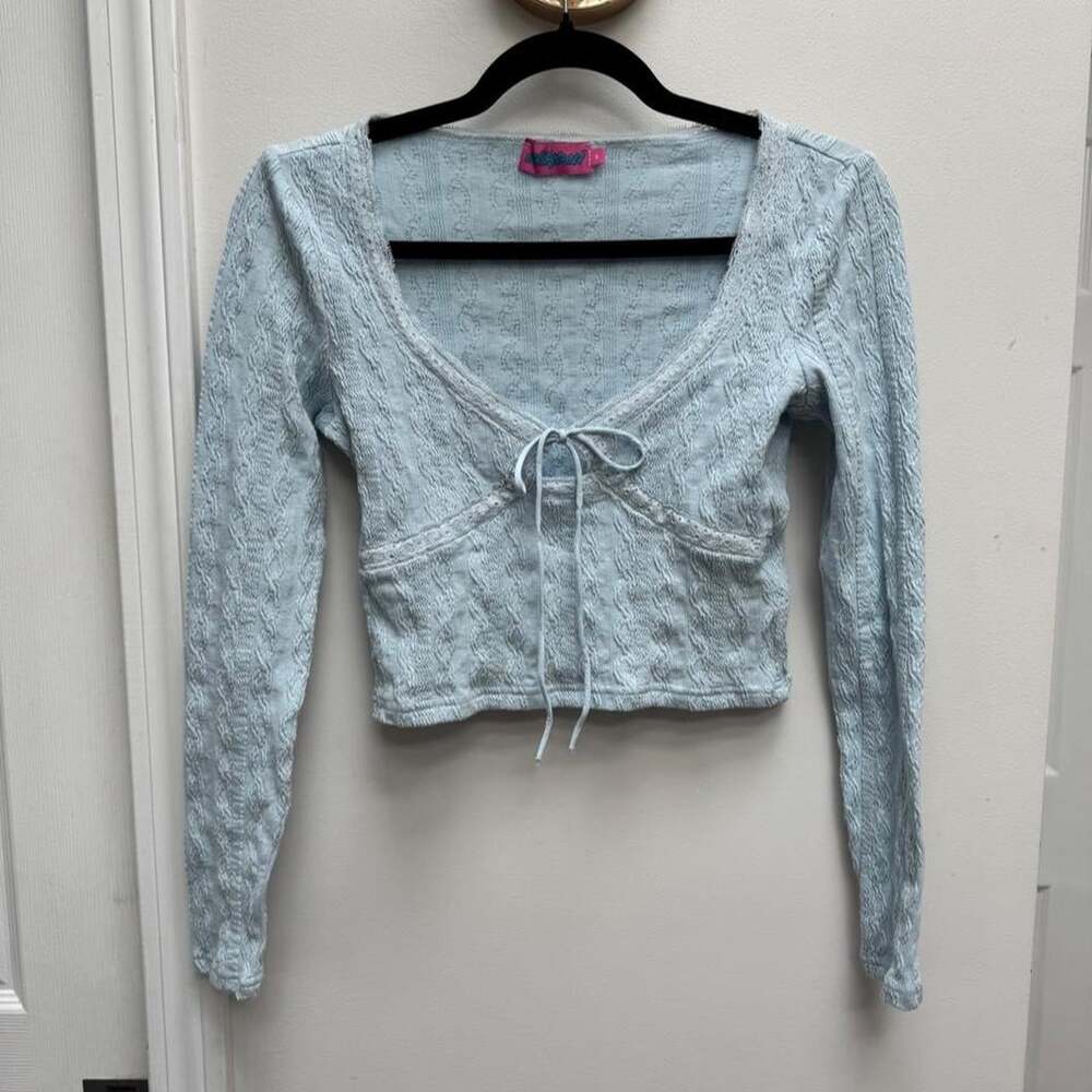 Edikted Women's Blue Crop-top